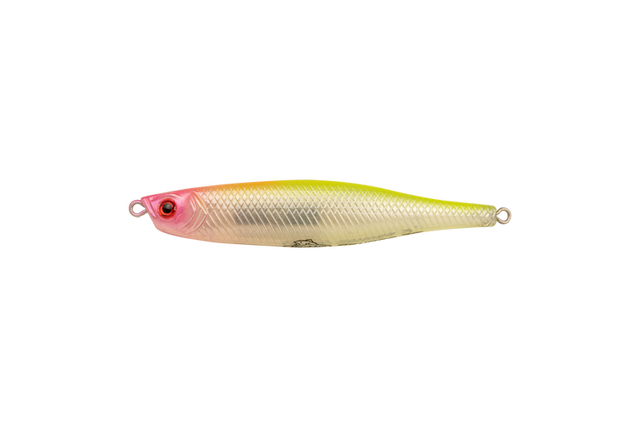 Berkley Pro-Tech Bender 76mm Floating Stickbait Lure Pink Chartreuse