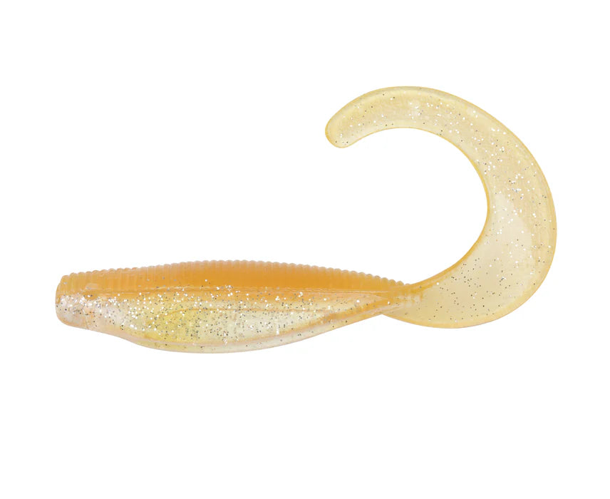 Zman StreakZ Curly TailZ 4in Soft Plastic Lure Jelly Prawn