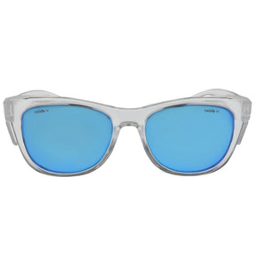 Oxide Quake Polarised Sunglasses Clear - Blue Mirror