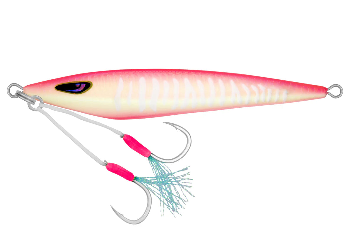 Nomad The Ridgeback 80g Metal Jig Lure Pink Glow Mackerel