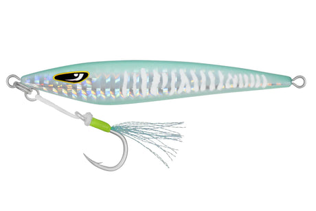 Nomad The Ridgeback 120g Metal Jig Lure Mint Mackerel