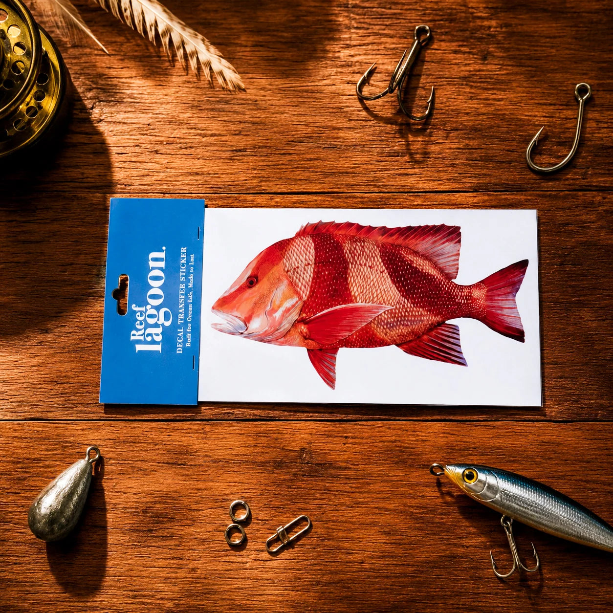 Reef Lagoon Decal Sticker A5 Red Emperor