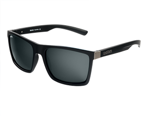 Spotters Riot Polarised Sunglasses Matt Black - Carbon