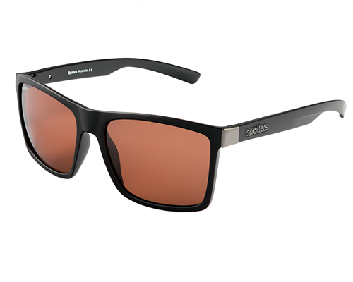 Spotters Riot Polarised Sunglasses Matt Black - Halide