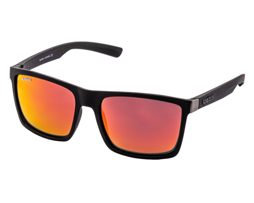 Spotters Riot Polarised Sunglasses Matt Black - Ignite