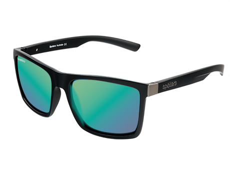 Spotters Riot Polarised Sunglasses Matt Black - Helix