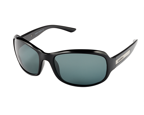 Spotters Ruby Polarised Sunglasses Gloss Black - Carbon