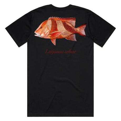 Reef Lagoon T-Shirt Red Emperor Tee Black