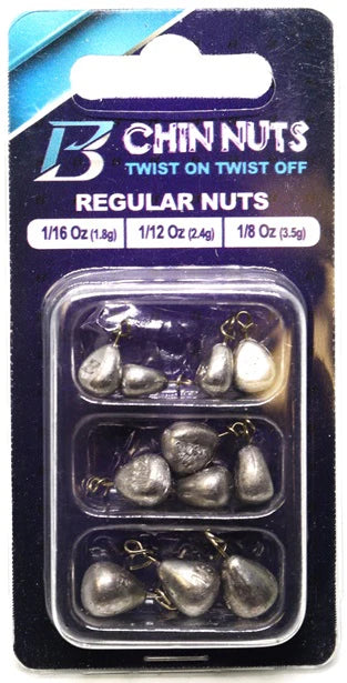 Barambah Chin Nuts Lure Weights Multi Pack
