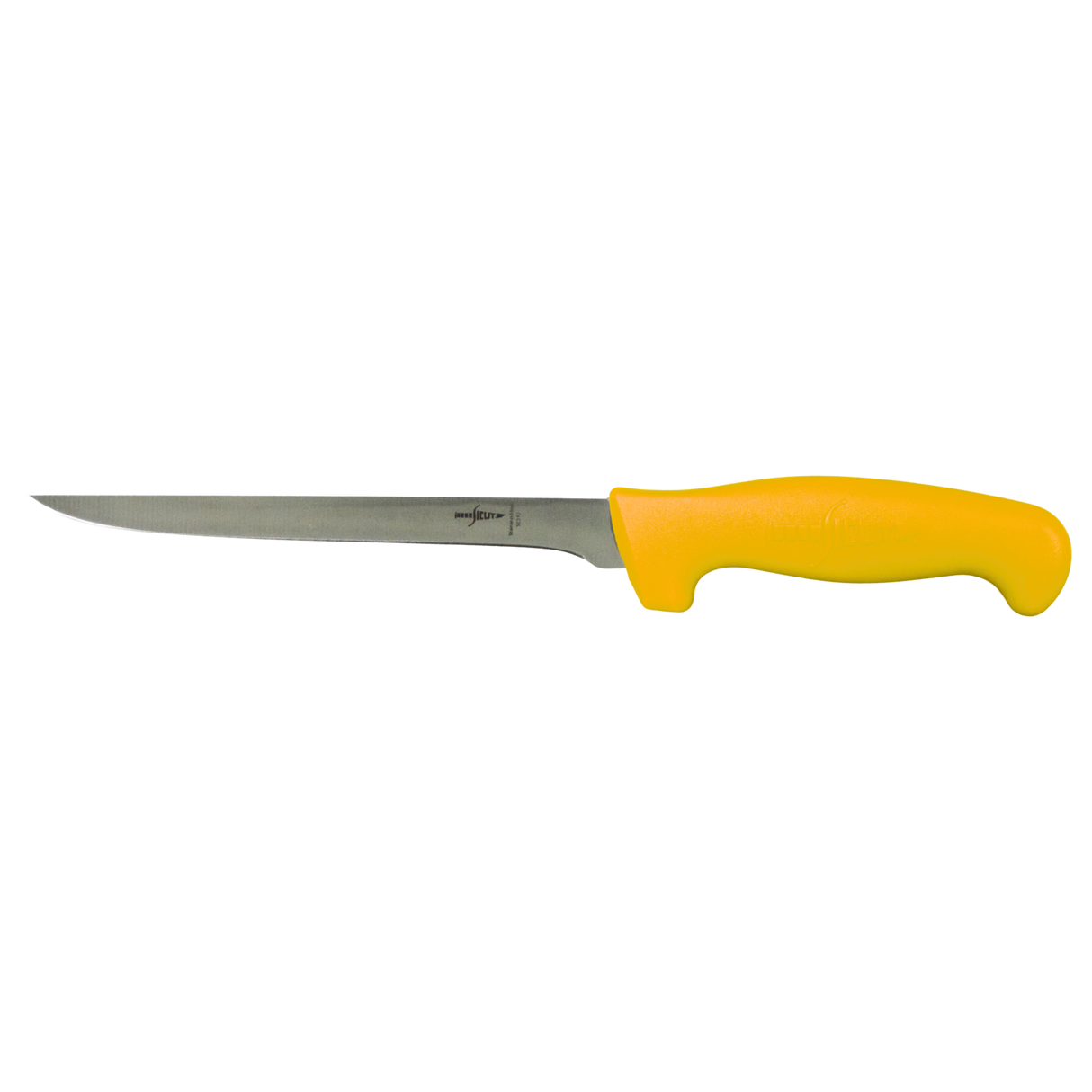 Sicut 7in Straight Semi Flex Filleting Knife Yellow