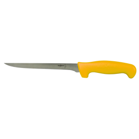 Sicut 7in Straight Semi Flex Filleting Knife Yellow
