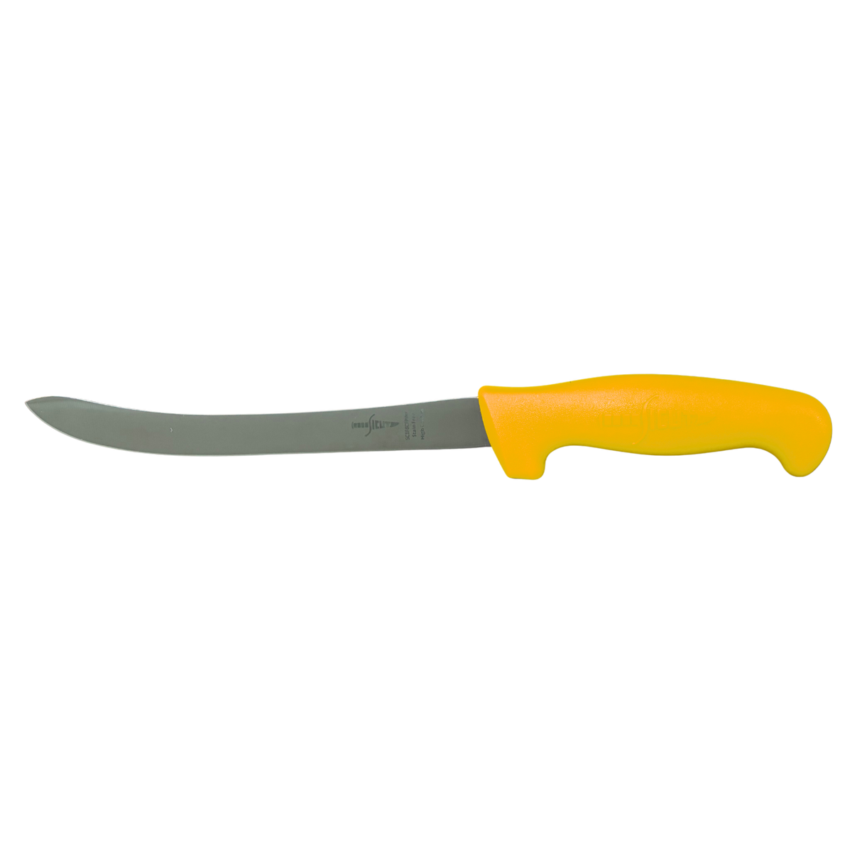 Sicut 8in Curved Half Flex Filleting Knife Yellow