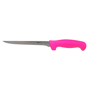Sicut 7in Straight Semi Flex Filleting Knife Pink