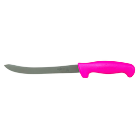 Sicut 8in Curved Half Flex Filleting Knife Pink