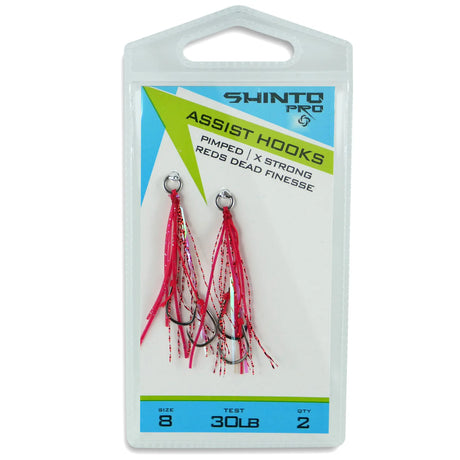 Shinto Pro Pimped Assist Hooks 2pk Reds Dead