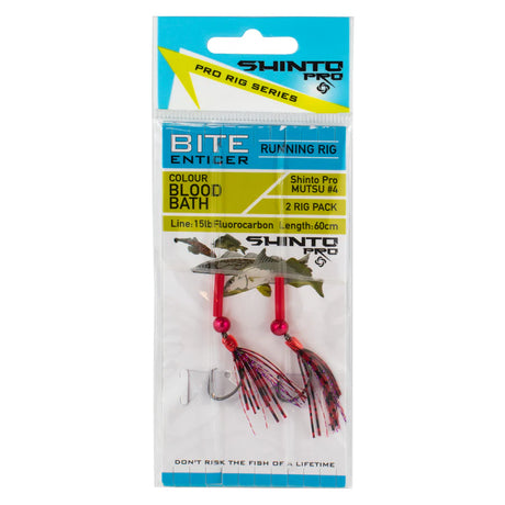 Shinto Pro Bite Enticer Running Carlisle Pre-Made Rig 2pk
