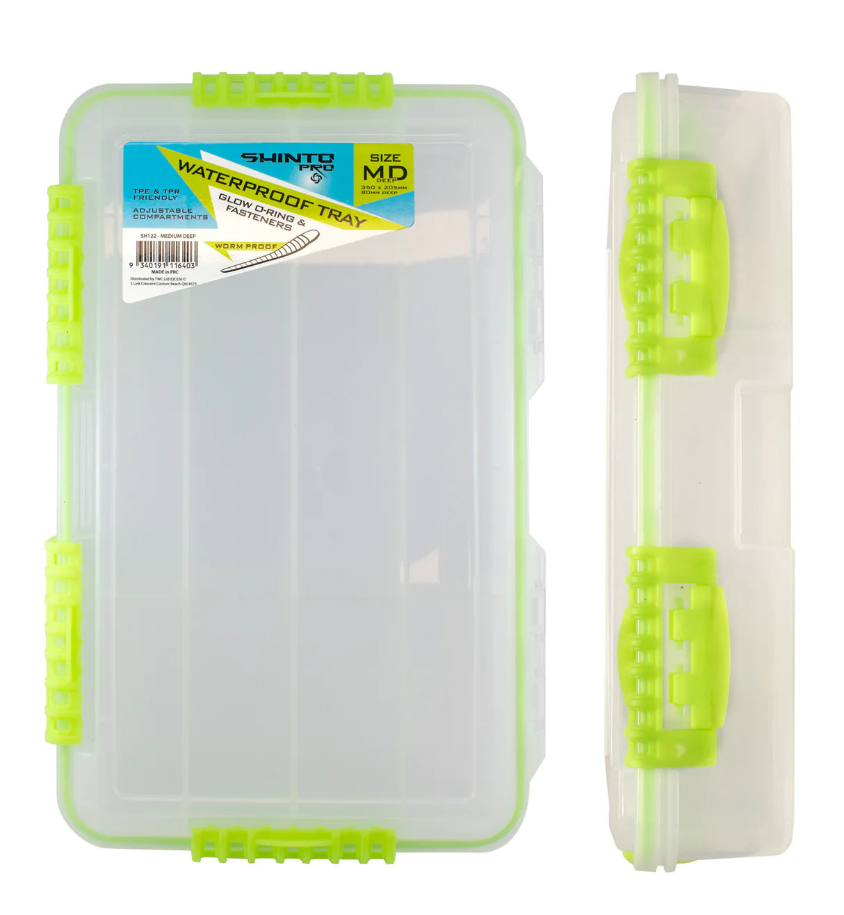 Shinto Pro Waterproof Glow Tackle Tray