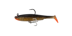 Irukandji Sicario DTF 100mm Soft Plastic Swimbait Lure Ember