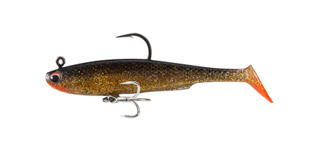 Irukandji Sicario DTF 125mm Soft Plastic Swimbait Lure Ember