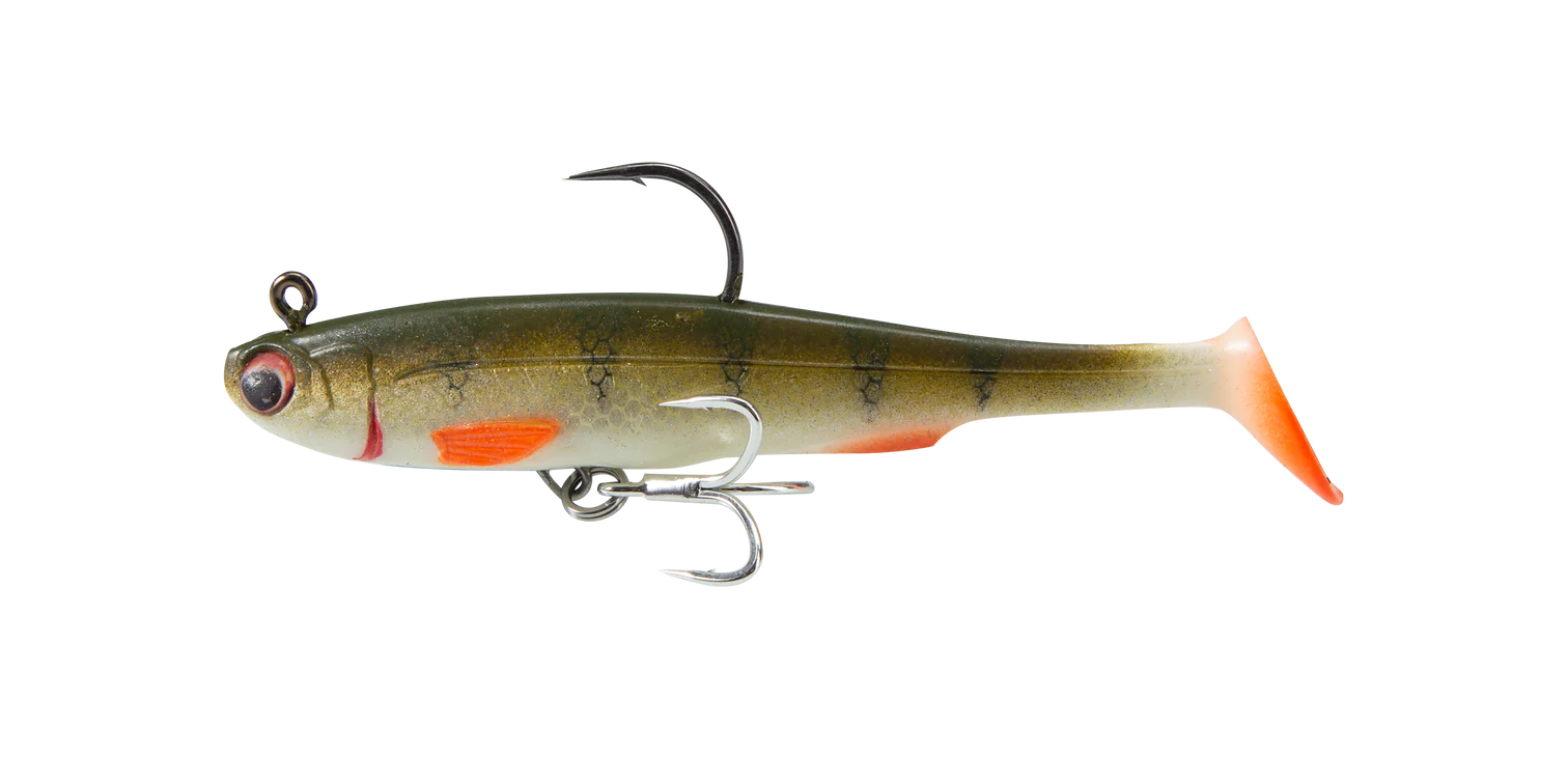 Irukandji Sicario DTF 125mm Soft Plastic Swimbait Lure Hot Wings