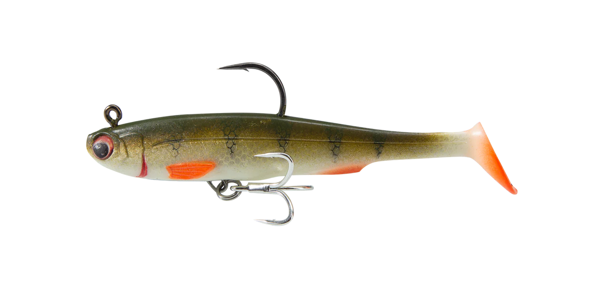 Irukandji Sicario DTF 125mm Soft Plastic Swimbait Lure Hot Wings