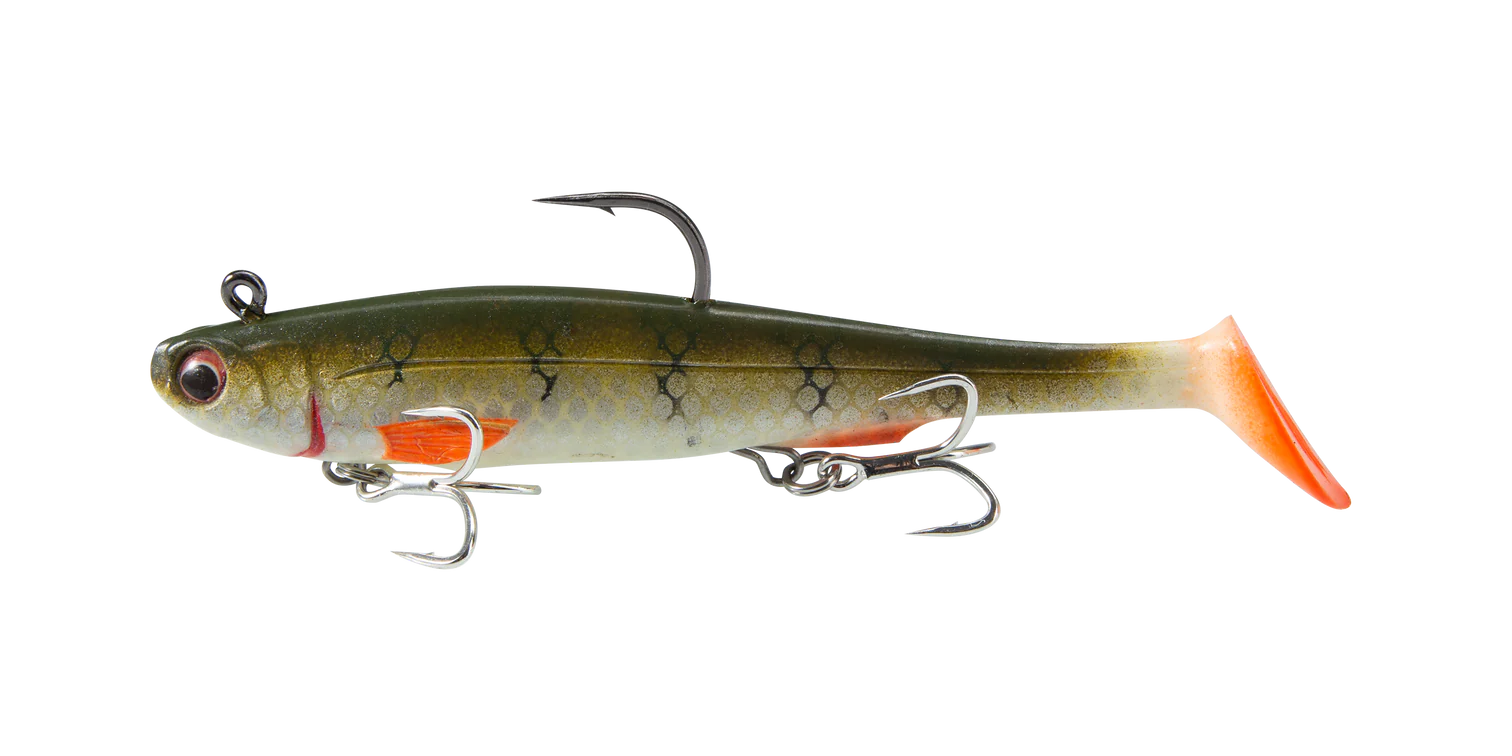 Irukandji Sicario DTF 150mm Soft Plastic Swimbait Lure Hot Wings