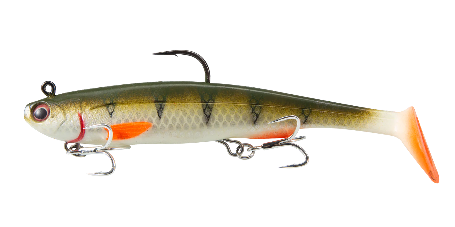 Irukandji Sicario DTF 175mm Soft Plastic Swimbait Lure Hot Wings