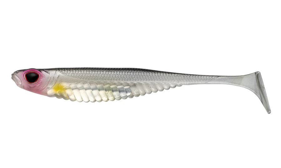 Nomad Live Ops Spectre Minnow 5in Soft Plastic Lure Silver Shad