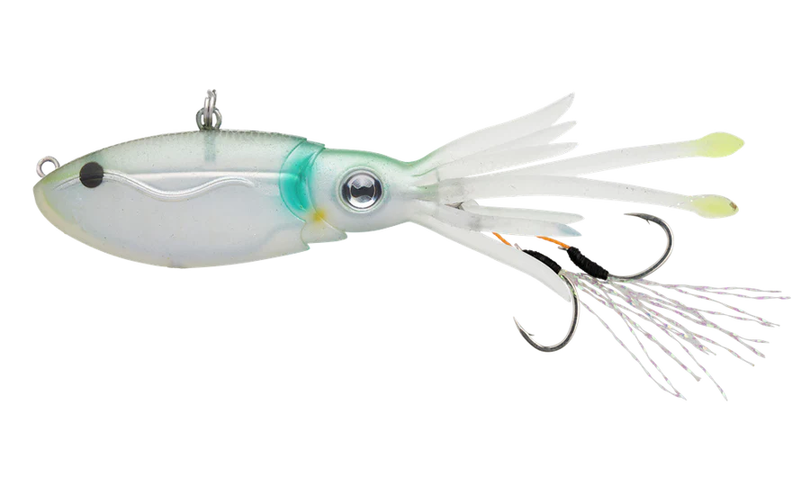 Nomad Squidtrex 65mm 8g Soft Vibe Lure Holo Ghost Shad