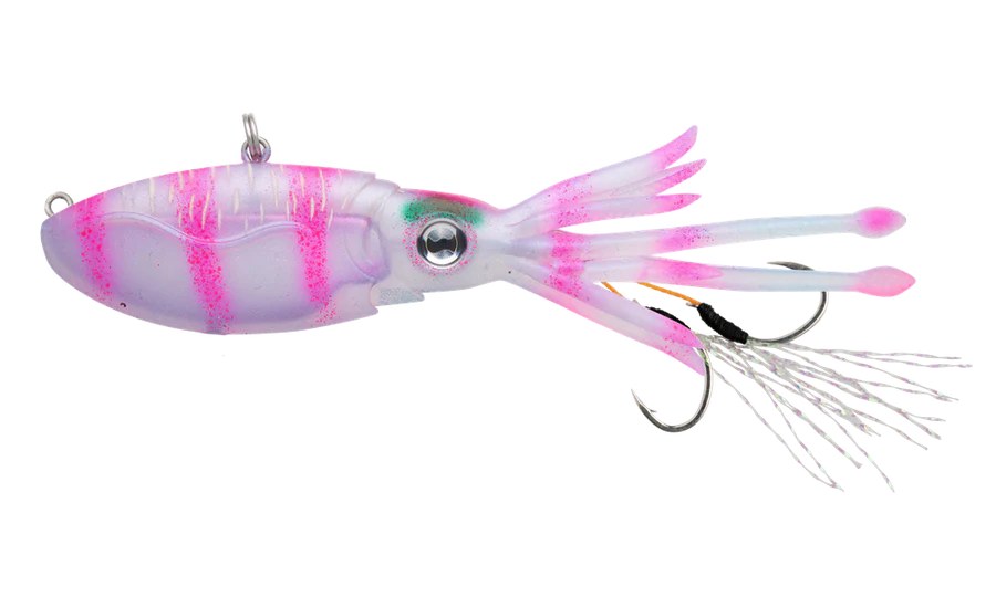 Nomad Squidtrex 65mm 8g Soft Vibe Lure Pink Tiger