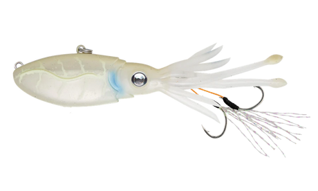 Nomad Squidtrex 55mm 5g Soft Vibe Lure White Glow
