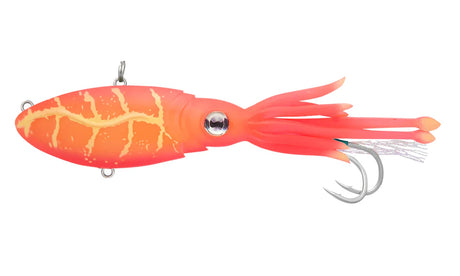 Nomad Squidtrex 95mm 32g Soft Vibe Lure Pink Lumo Glow