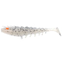 Squidgies Prawn Paddle Tail 80mm Soft Plastic Lure White Lightning