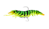 Nomad Live Ops Pre-Rigged Sumo Shrimp 5in Soft Plastic Lure Fire Tiger