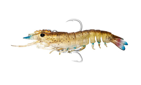 Nomad Live Ops Pre-Rigged Sumo Shrimp 6.5in Soft Plastic Lure Speckled Stalker