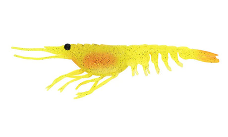 Nomad Live Ops Switcher Shrimp 3.5in Soft Plastic Lure Chartreuse UV