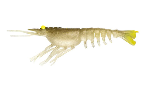 Nomad Live Ops Switcher Shrimp 3.5in Soft Plastic Lure Gold Bullet UV