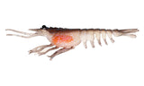 Nomad Live Ops Switcher Shrimp 4.25in Soft Plastic Lure Brown Flasher