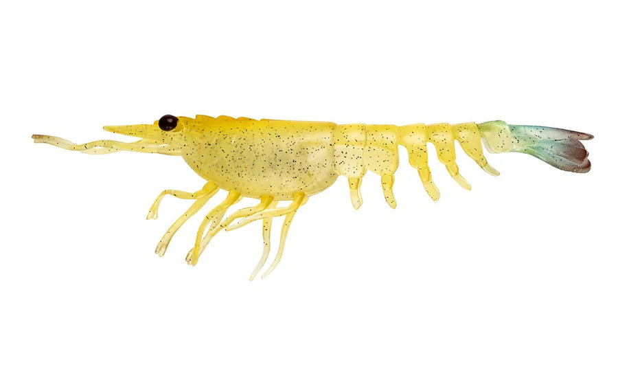 Nomad Live Ops Switcher Shrimp 4.25in Soft Plastic Lure Fried Banana