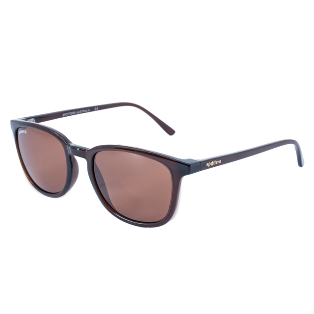 Spotters Sage Polarised Sunglasses Gloss Brown - Halide