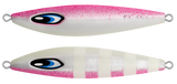 Daiwa Saltiga FK 65g Metal Jig Lure Pink Glow Stripe