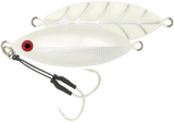 Samaki Ribcage Slow Fall 80g Metal Jig Lure Glow N Silver