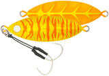 Samaki Ribcage Slow Fall 60g Metal Jig Lure Golden Carrot