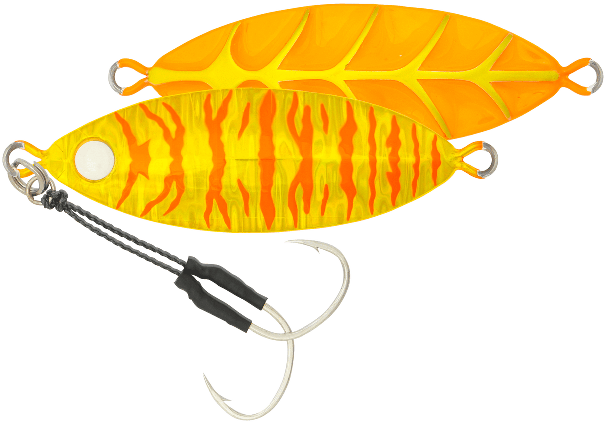 Samaki Ribcage Slow Fall 80g Metal Jig Lure Golden Carrot