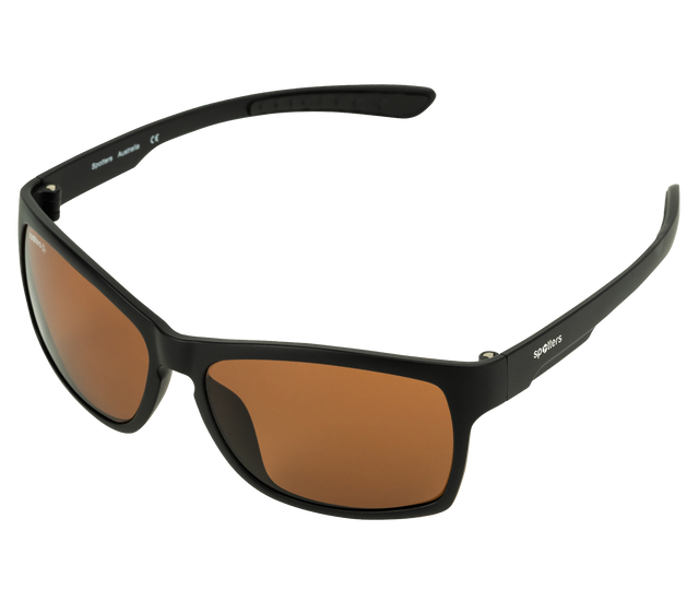Spotters Savage Polarised Sunglasses Matt Black - Halide