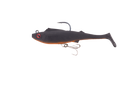 Berkley Shimma Pro Rig 4.5in Soft Plastic Swimbait Lure Midnight Tiger