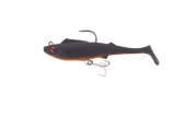 Berkley Shimma Pro Rig 6.5in Soft Plastic Swimbait Lure Midnight Tiger