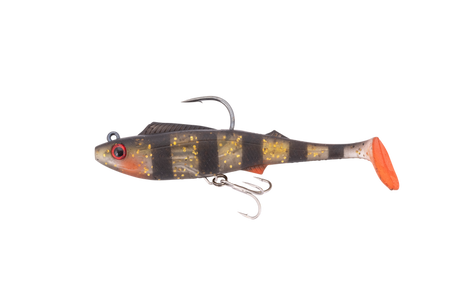 Berkley Shimma Pro Rig 4.5in Soft Plastic Swimbait Lure Dirty Perch