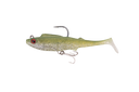 Berkley Shimma Pro Rig 5.5in Soft Plastic Swimbait Lure Olive Glitter