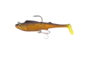 Berkley Shimma Pro Rig 4.5in Soft Plastic Swimbait Lure Gold Chartreuse